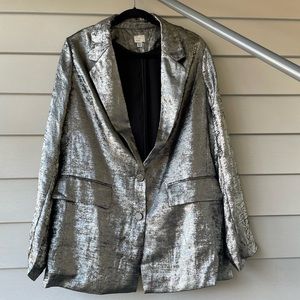 Silver A New Day Blazer XXL